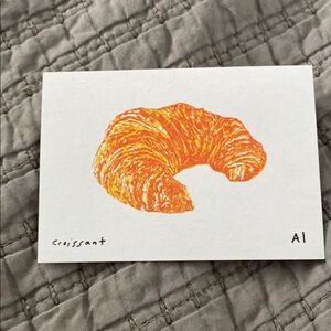 Croissant mini Art Print